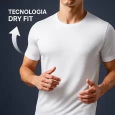 Camisetas Masculina Poliamida e Elastano Academia