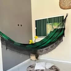 Rede de Dormir Descanso Casal 100% Algodão Jaguaruana Reforçada 4,5 Metros Luxo Conforto