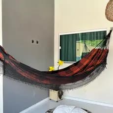 Rede de Dormir Descanso Casal 100% Algodão Reforçada 4,5 Metros Luxo Conforto