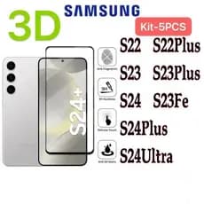Película Vidro 3D Samsung Galaxy S Todos os Modelos S22 S22Plus S23 S23Plus S23FE S24 S24PLUS S24ULTRA