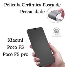 Película de Cerâmica Fosca Privacidade Xiaomi Poco F5/F5 Pro