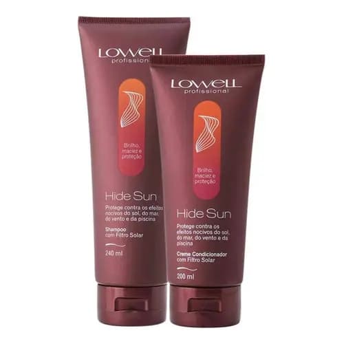 Lowell Hide Sun Kit Shampoo 240ml + Condicionador 200ml