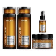 Kit Nutri Infusion Sha + Condic + Mascara + Óleo 30ml Truss