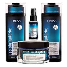 Truss Uso Obrigatório Kit Sh + Cond + Masc + Óleo 30ml