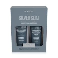 Kit Caixa Duo Cabelo Grisalhos Lowell Novo Silver Slim 200ml