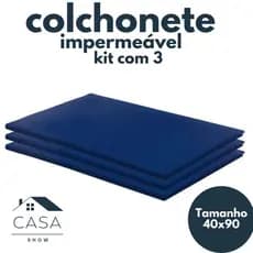 Kit Com 3 Colchonetes Para Academia Treino Ginastica Pilates D23 Revestido