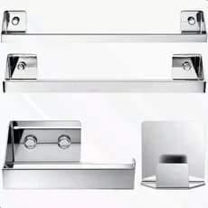 Kit Acessórios Para Banheiro Inox 4 Peças Master Slim DF