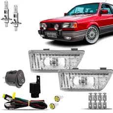 Kit Farol Milha Neblina Auxiliar Farolete Cibie Completo Gol Voyage Parati Saveiro Quadrado G1 1987 88 89 90 91 92 93 94