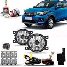 Kit farol de Milha Farolete Cibie Neblina Completo Cibie Completo Mobi 2016 2017 2018 2019 A 21 22 23 24 Super Led 6000K