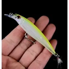 Isca Artificial Meia Água para Pesca de Corvina Robalo Tucunaré Traíra Saicanga e demais espécies.