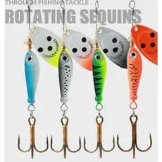 Isca Artificial Spinner Lures para Tilápias, Tucunaré, Saicangas, Traíra, Matrinchã, Tambaqui.