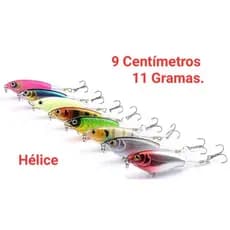 Isca Artificial Com Hélice Para Pesca De Superfície Dourado Tucunaré Robalo Traíra.