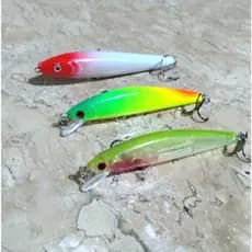 Iscas Artificiais Para Pesca 1 Superfície e 2 Meia Água Para todos os tipos de Peixes Predadores
