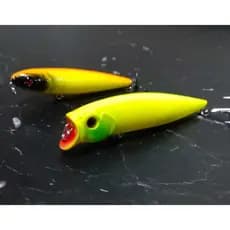 2 Iscas Artificiais Para Pesca de Peixes Predadores.Meia Água e Superfície.