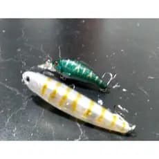 2 Unidades De Iscas Artificiais Para Pesca de Xareu, Tucunaré, Robalo,Dourado, Traíras entre outros.