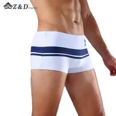 Z&D Ligeries Sungas Masculinas Boxers Respirável Cintura Baixa Elegante 25166