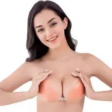 Z&D Sutiã Adesivo Silicone Invisível Aumenta E Levanta Seios sutia sem alça