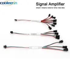 Mini Amplificador De Sinal Para Tira De LED Pixel Repetidor 3/4/8 Cabeça 3Pin RGBIC Strip Light