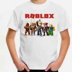 Camiseta Infantil Bonecos Roblox