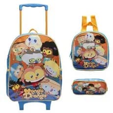Kit Escolar Mochila+Lancheira+Estojo - Mongo Drongo