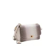 Bolsa Feminina Chenson Animal Print Transversal 3483694 BEGE