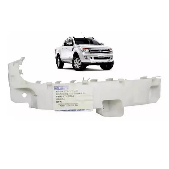 Suporte guia para-choque ao para-lama lado esquerdo (motorista) Ford Ranger 2013 2014 2015 2016