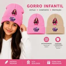 Touca Infantil Emilly Vick – Quentinho e Confortável