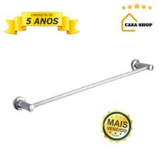 Suporte Toalheiro Banheiro Porta Toalha Reto Banho Inox aluminio