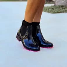 Bota Galocha Pink 33 ao 40 Plus Size Impermeável