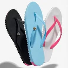 Kit 3 Pares Chinelo Feminino Ortopédico Macio Para o Verão Casual Antiderrapante