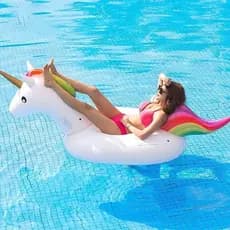 Procura aqui Boia de Unicórnio 90/120 CM Brinquedo Verão Piscina Praia - Promoção-(Temdetudoss)