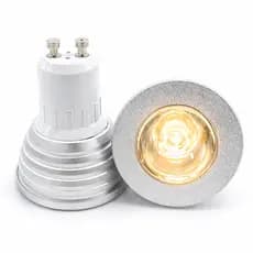 Lâmpada Spot LED RGB GU10 5W com Controle Remoto 16 Cores Decorativa