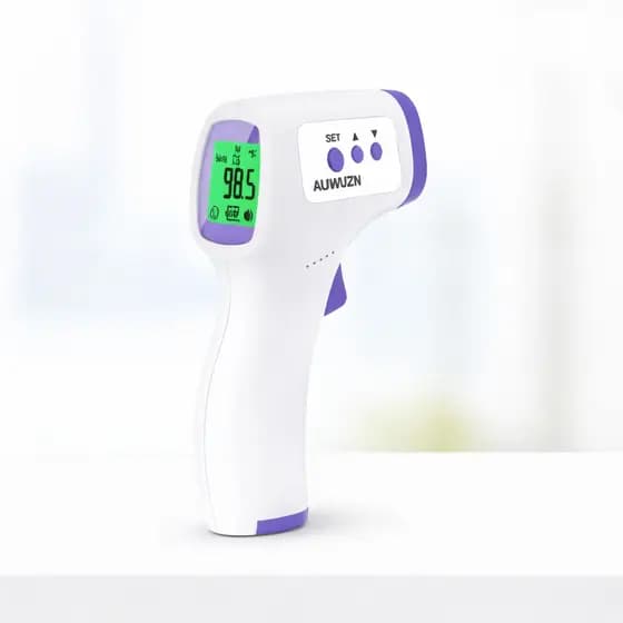 Termometro Digital Infravermelho Testa Sem Contato Display LCD Rapida Temperatura Bebe Adulto