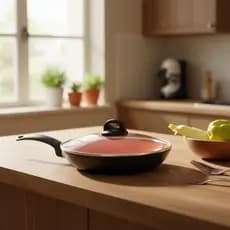 Frigideiras Alumínio Revestimento Cerâmico Antiaderente 24 cm, 28cm Vermelha Com Tampa Não gruda
