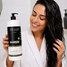Creme Para Pentear Algodão Efeito Teia Professional  1 L Hidratação Desembaraço Ação Disciplinante