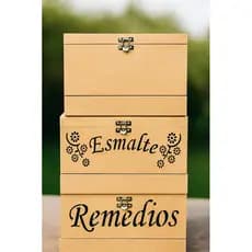 Caixa Organizadora Esmaltes- Remedios-Maquiagem-Acessorios Grande com Alça e Gaveta