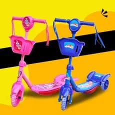 Patinete Infantil Metal Lol Surprise 3 Rodas C/ Led - Freio Ajustável Até 50kg Menino Menina