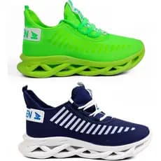 Kit 2 Tenis Masculino Esportivo Macio Confortavel Crossfit Para Treino Caminhada Corrida Academia Leve