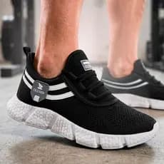 Tênis Masculino Feminino Esportivo B-Max Confortavel Macio Treino Trabalho Casual Dia a Dia