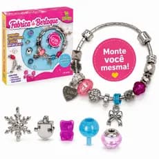 Kit de Pulseiras Infantis - Acessório de Moda com Berloques para Meninas