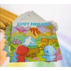 Livro de Colorir Comfy Dinossauros .