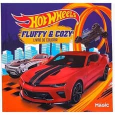 Livro de Colorir Hot Wheels Fluffy e Cozy.