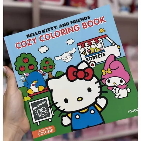 Hello Kitty Cozy Coloring Book.