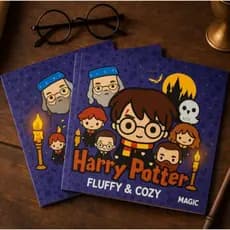 Livro de Colorir Harry Potter Fluffy e Cozy.
