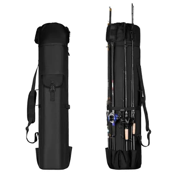 Suporte para vara de pescaria – Estojo organizador de carretel para guardar equipamentos, viagens – presentes para homen