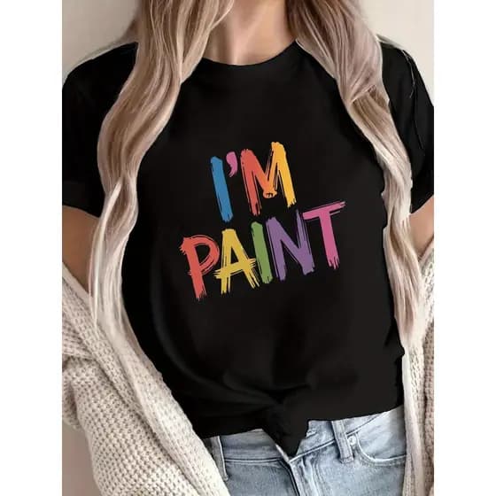 Linda Camiseta Tshirt Camiseta Feminina Plus Size Paint Verde Geométrico Unissex Shirt Oversized 100% Algodão blusa Prem