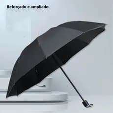 Guarda Chuva Grande Reforçado Contra Vento Cabe Na Bolsa