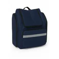 BAG 99FOOD AZUL JEANS COM FITA REFLETIVA PARA MOTOBOY ENTREGA  PRENDE NO BAU