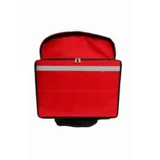 Capa Mochilas Bag vermelho  (SEM ISOPOR)Térmicas De  Motoboy Para Isopor De 45 Litros Entregas