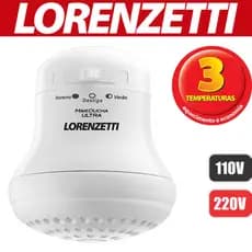 Chuveiro Maxi Ducha Ultra 127v/220v 5500W Elétrico 3T Lorenzetti